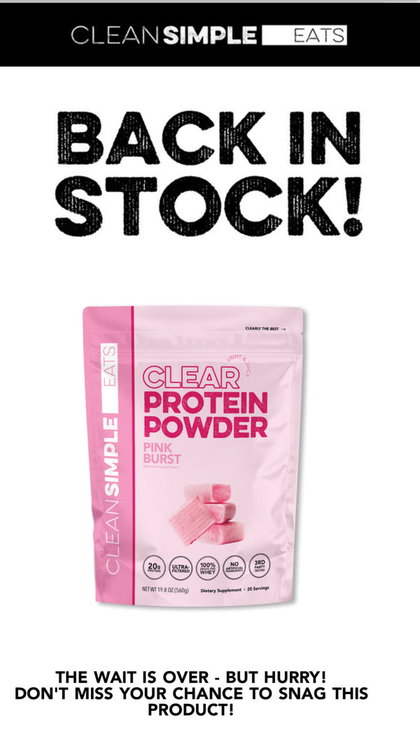 CSE Clear Protein: Pink Burst