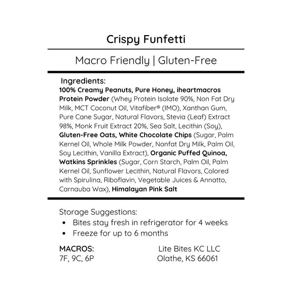 Crispy Funfetti - Large Batch (18 Bites)
