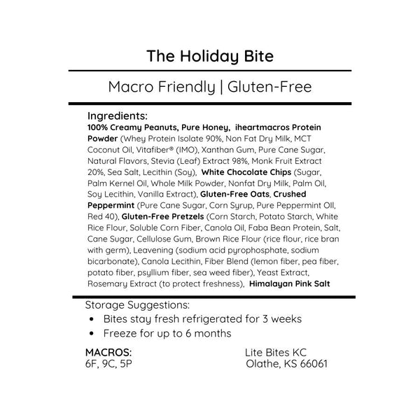 The Holiday Bite *Seasonal* - Large Batch (18 Bites)
