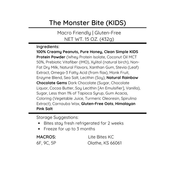 The Monster Bite - Large Batch (18 Bites)