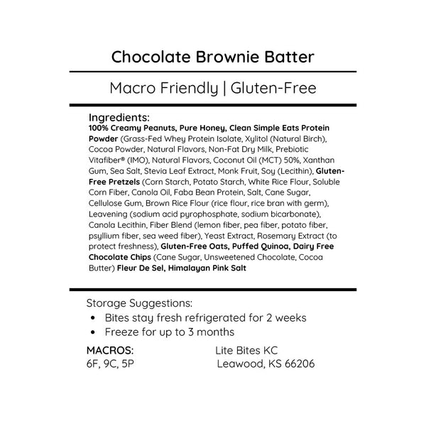 Brownie Batter Protein Bite