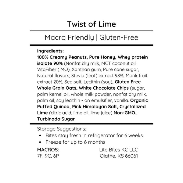 Twist of Lime Bite - Large Batch (18 Bites)