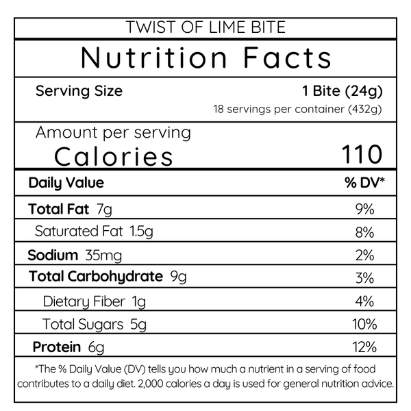 Twist of Lime Bite - Large Batch (18 Bites)