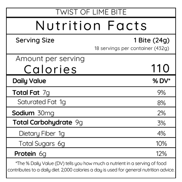 Twist of Lime Bite - Large Batch (18 Bites)