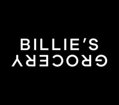 Black and White logo that reads; Billie's Grocery
